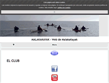 Tablet Screenshot of malakakayak.com